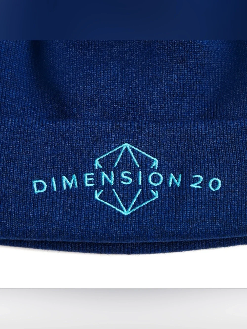 Dropout Dimension 20 Logo Beanie Blue OS NWT IN PACKAGE